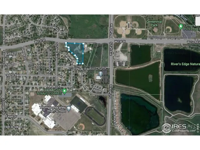 a bird view of a house