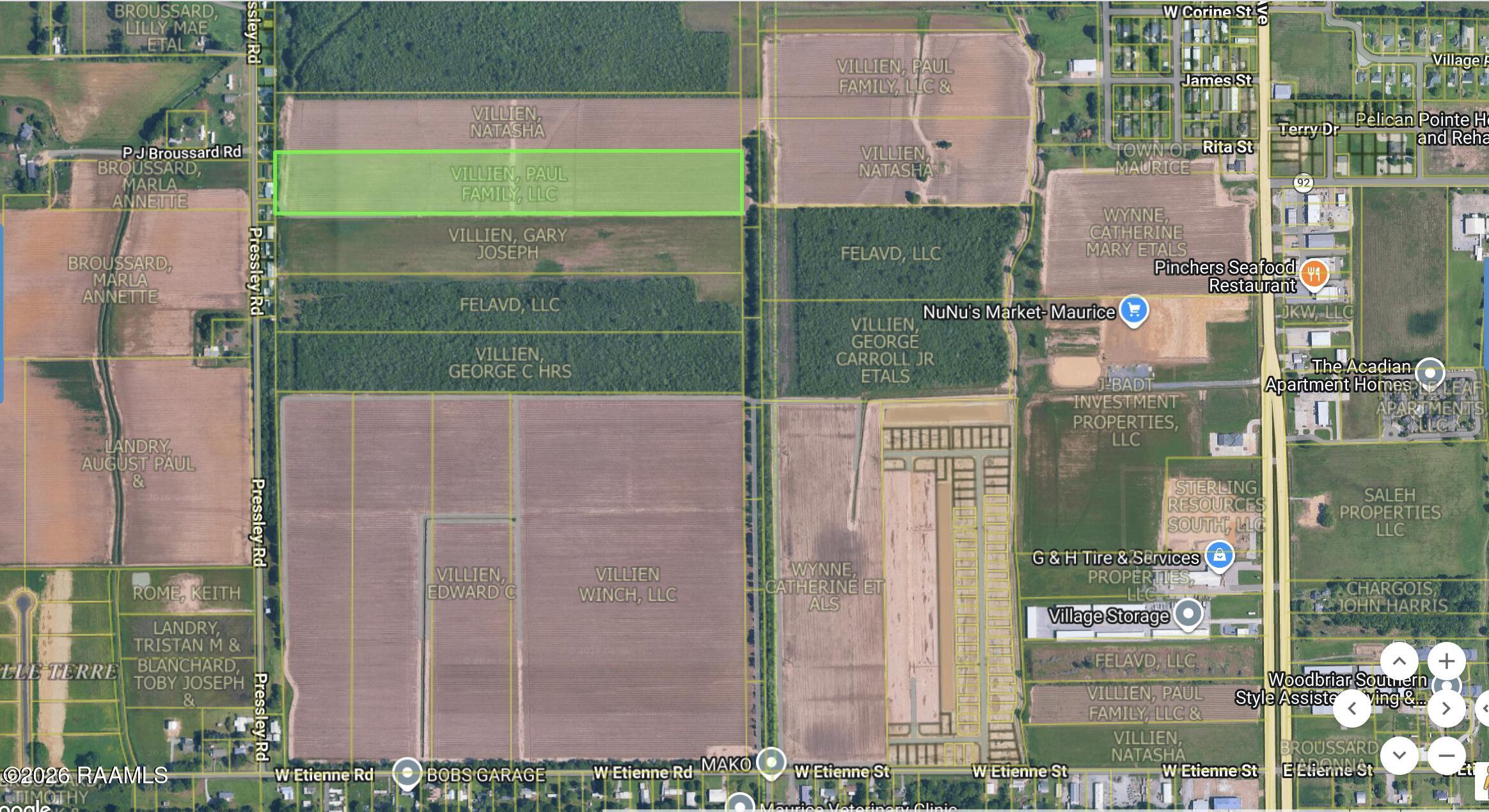Tbd Pressley Road Maurice, LA 70555 - Photo 3 of 5 Pressley Rd close up