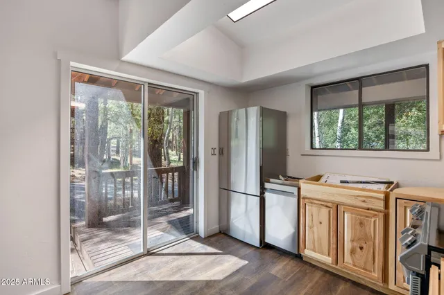 a view of outdoor space and city view