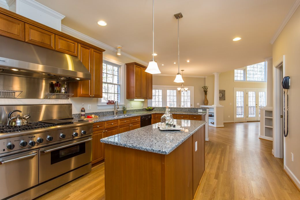 1732 Chestnut Hill Road Wake Forest, NC 27587 - Photo 2 of 14 Gas range with warming shelf, double oven, and grill. Gourmet Kitchen