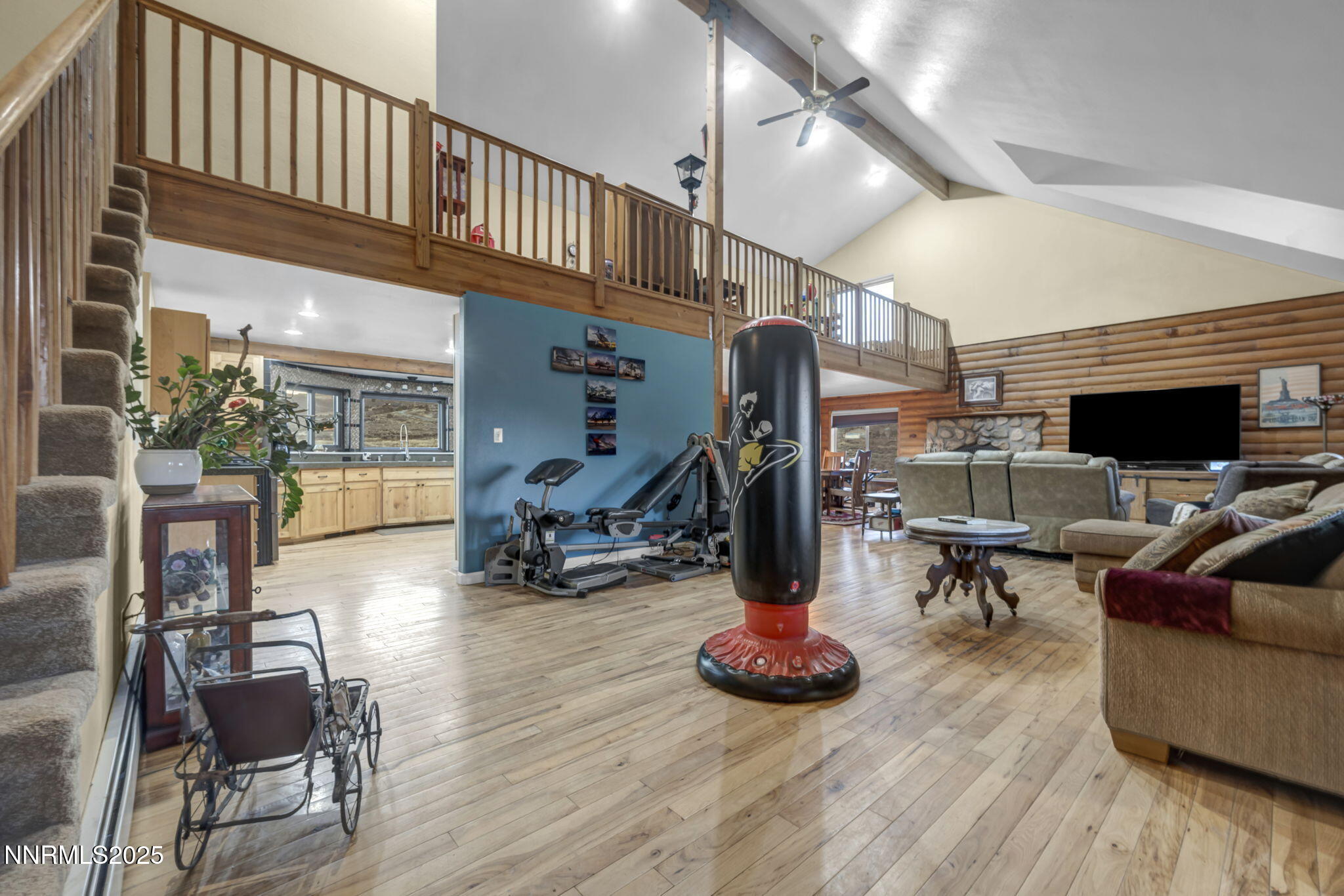 15034 North Red Rock Road Reno, NV 89508 - Photo 14 of 40 a view of a livingroom with furniture and a flat screen tv