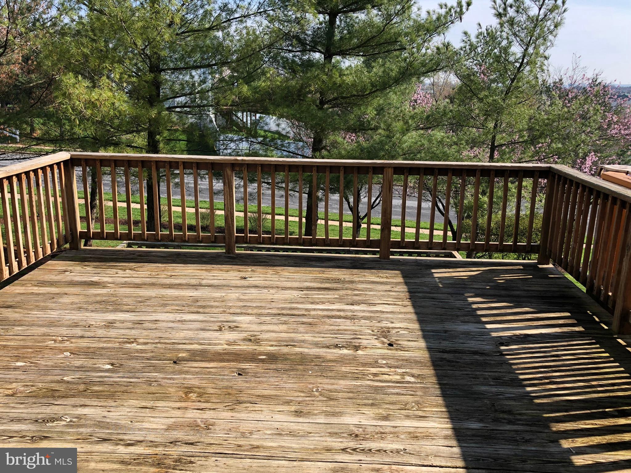 6412 View Point Court Frederick, MD 21703 - Photo 12 of 38 a view of balcony with wooden floor