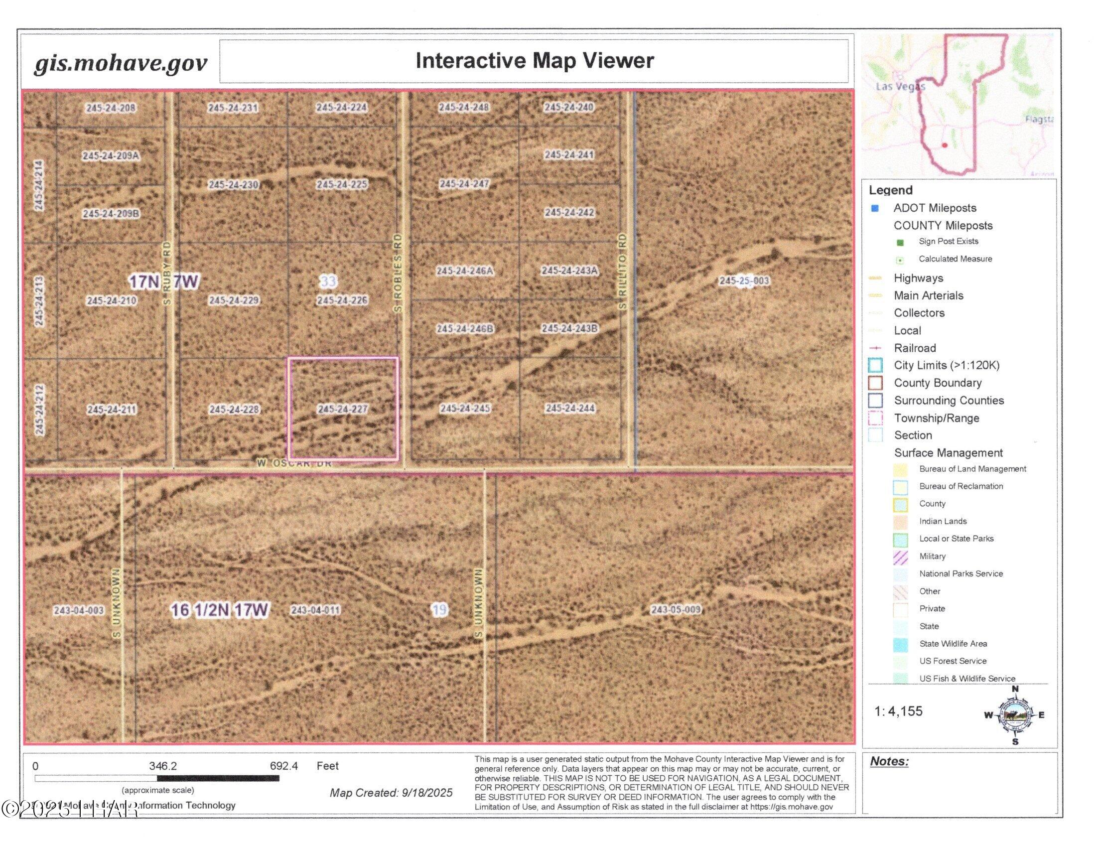 Lot 8 Desert Shadows Ranchos, Unit 3 Yucca, AZ 86438 - Photo 1 of 1 Yucca Lot 2.06 acres