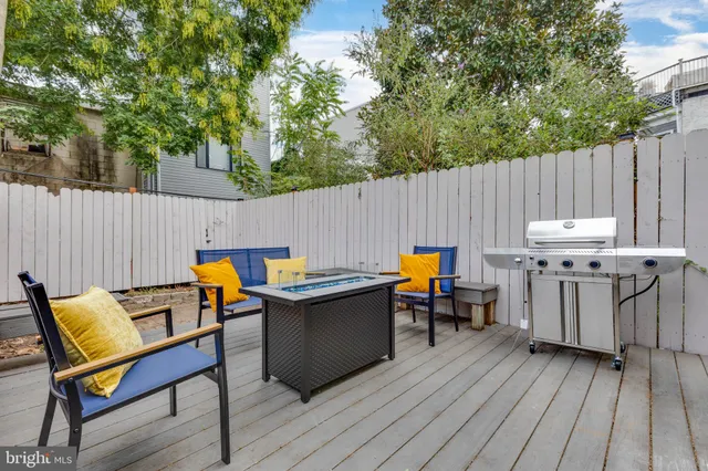 a bedroom with a bed and a mirror