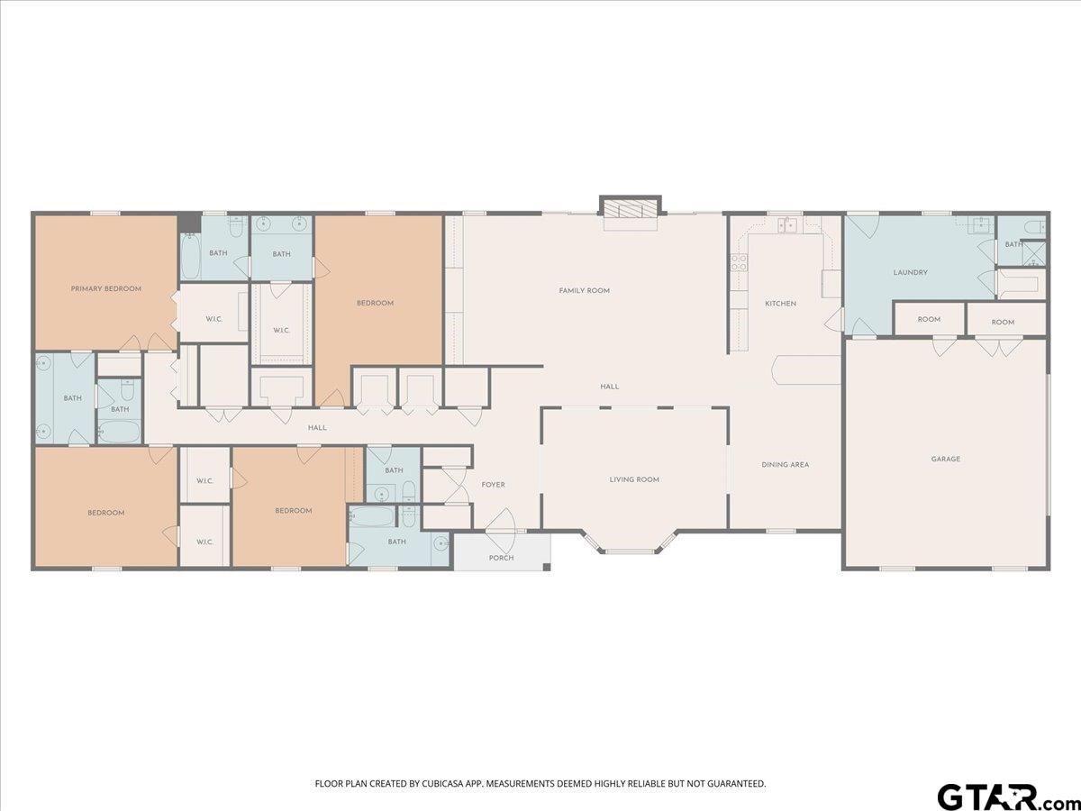 2320 Grangeway Road Marshall, TX 75672 - Photo 48 of 48 a picture of a floor plan