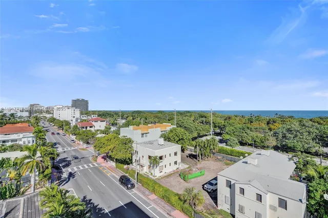 an aerial view of a city with lots of residential buildings