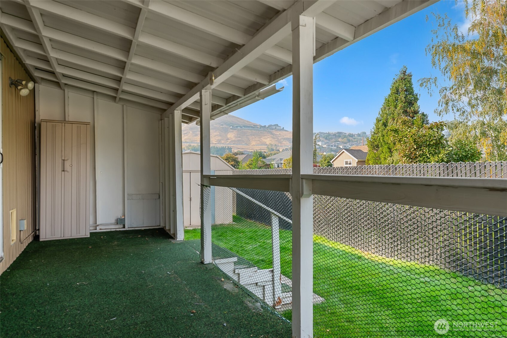 1608 North Western Avenue, Unit 3 Wenatchee, WA 98801 - Photo 26 of 26 a view of a deck in the backyard