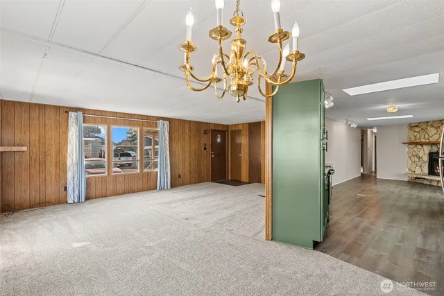 en view interior of a house with a hallway