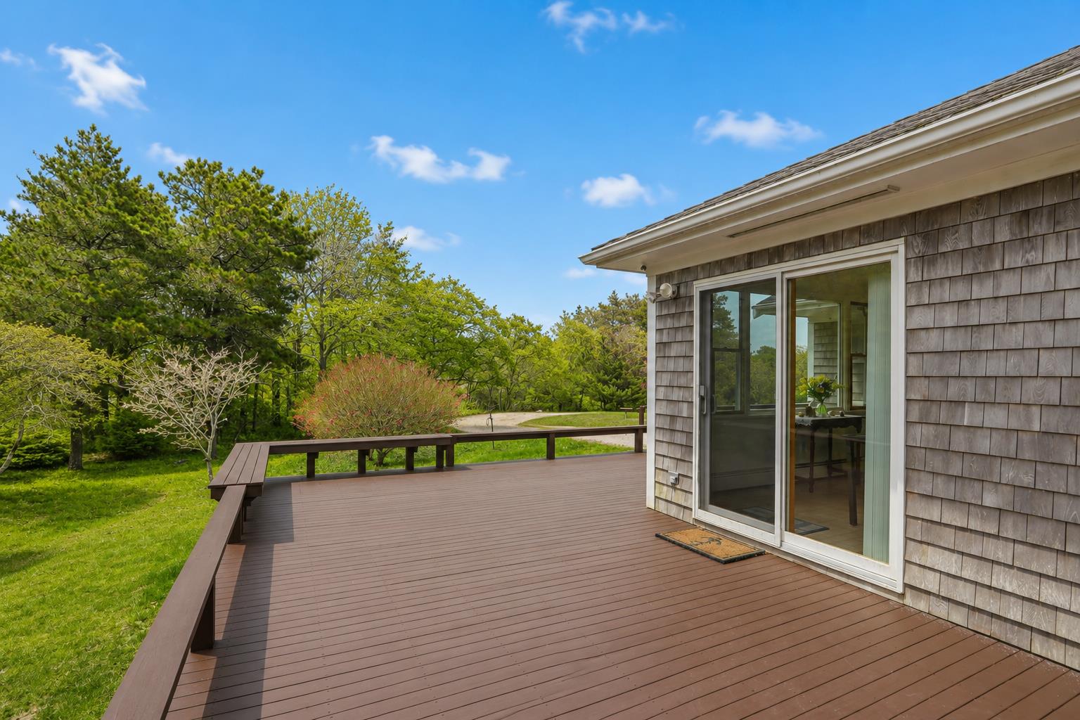 10 Pease Point Road Edgartown, MA 02539 - Photo 3 of 21 a view of outdoor space with deck and backyard
