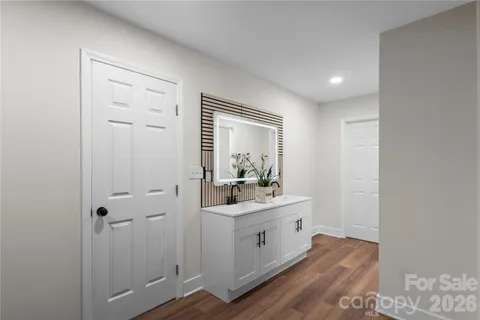 a room with storage and utility
