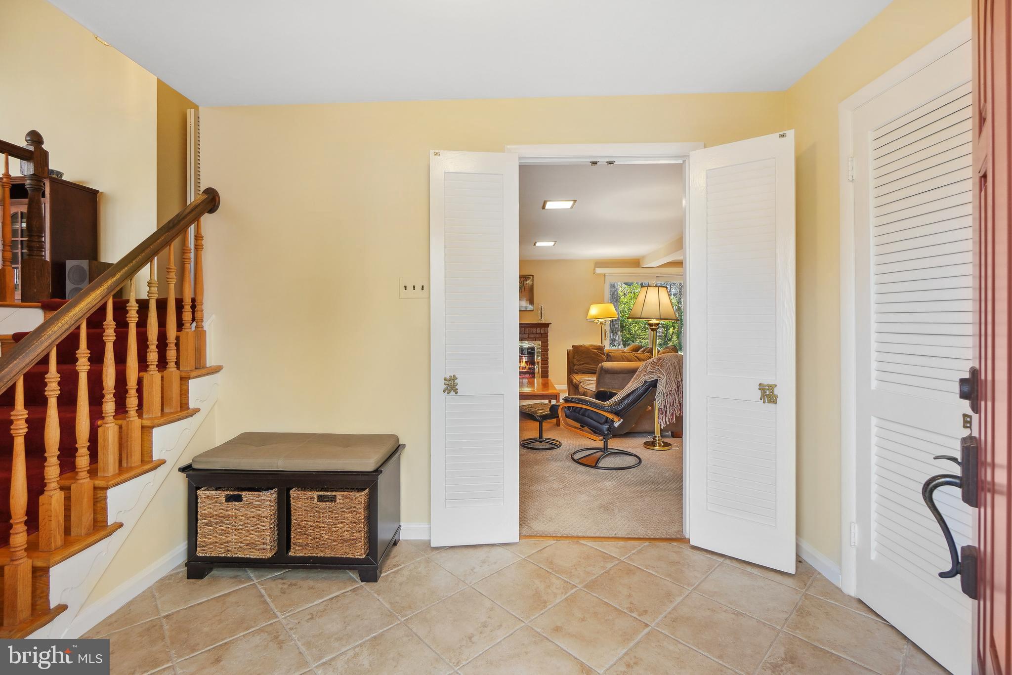 9127 Kirkdale Road Bethesda, MD 20817 - Photo 24 of 34 a view of front door with dining room and stairs