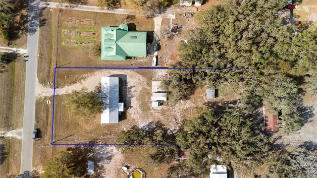 front view of a small yard