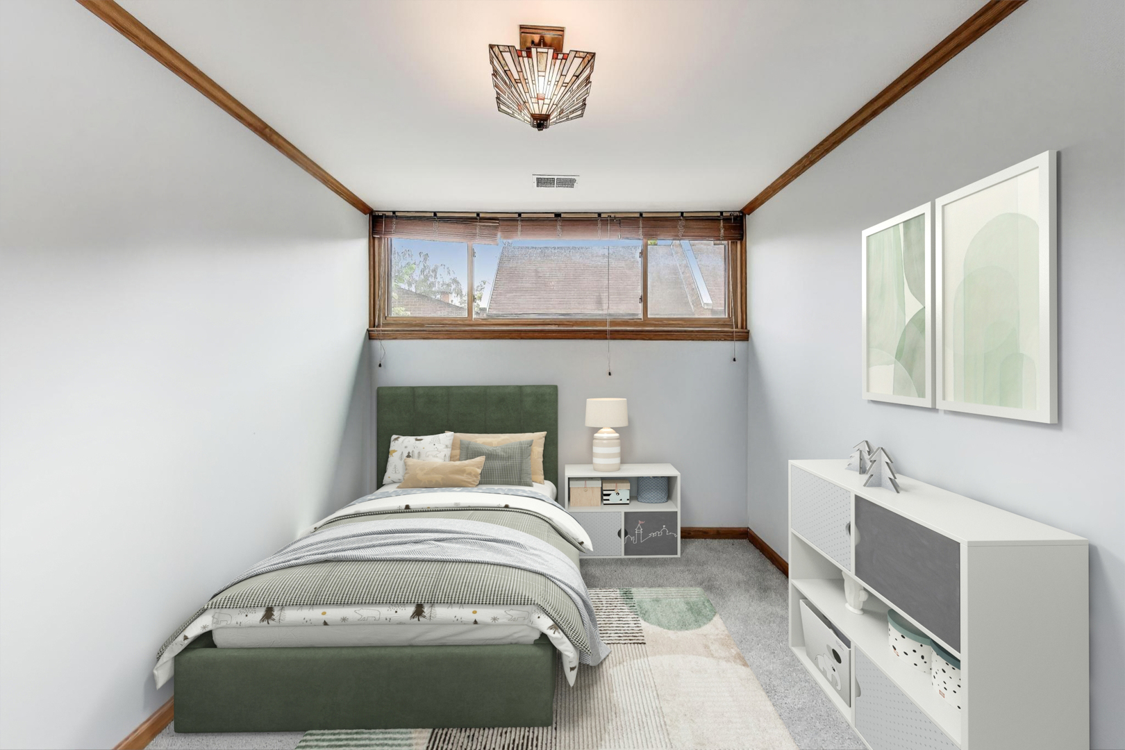 821 South Racine Avenue, Unit D Chicago, IL 60607 - Photo 6 of 14 a bedroom with a bed and a window