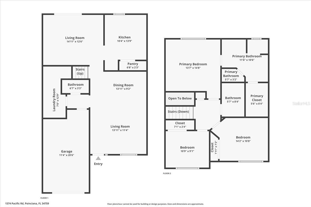 1374 Pacific Road Poinciana, FL 34759 - Photo 29 of 42 a picture of a cabinet with a floor