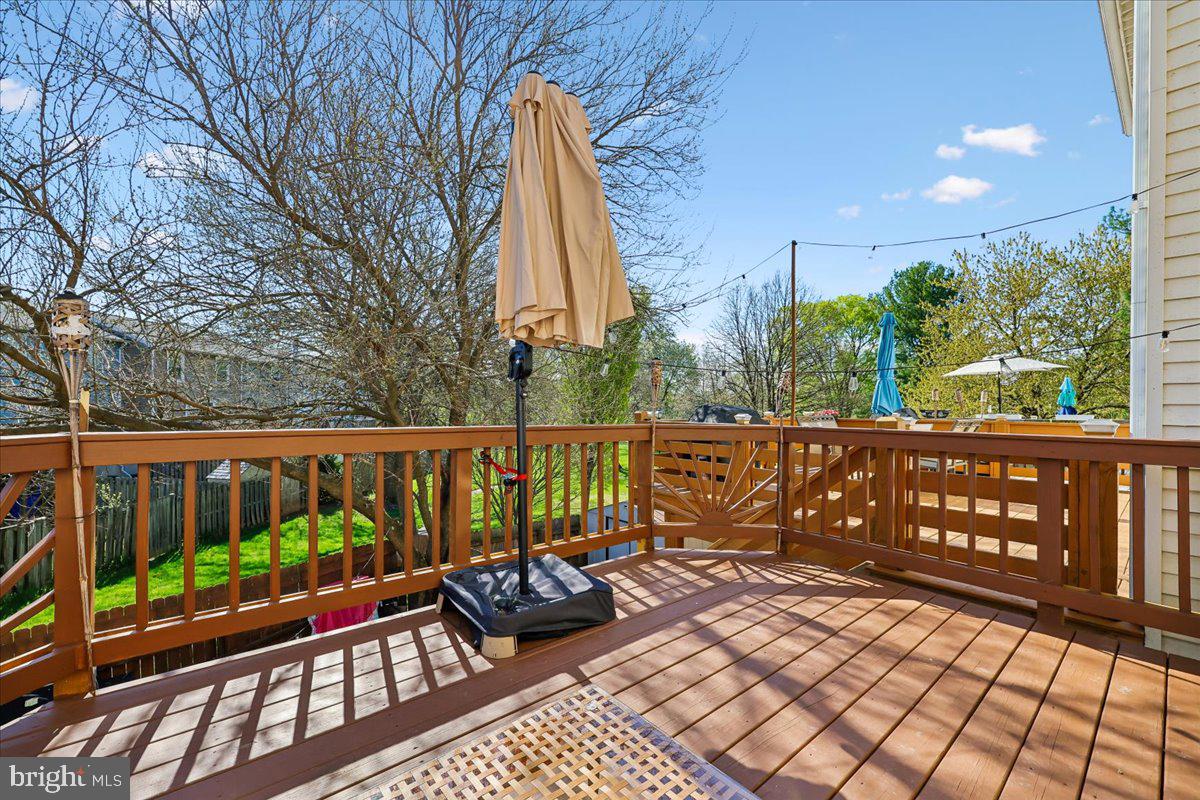 1476 Dockside Court Frederick, MD 21701 - Photo 5 of 34 a view of a wooden deck with a bench