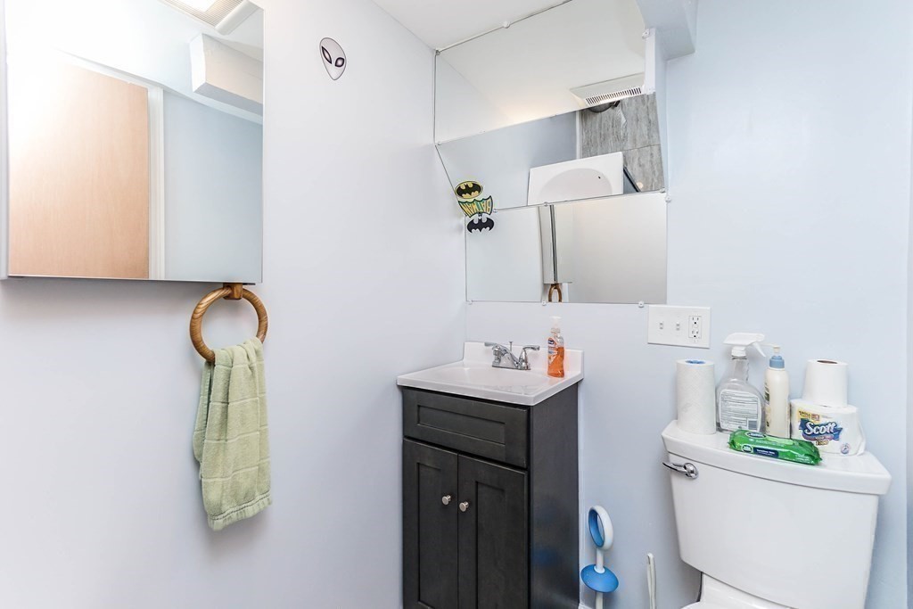 291 Carter Street Chelsea, MA 02150 - Photo 30 of 40 a bathroom with a sink toilet and mirror