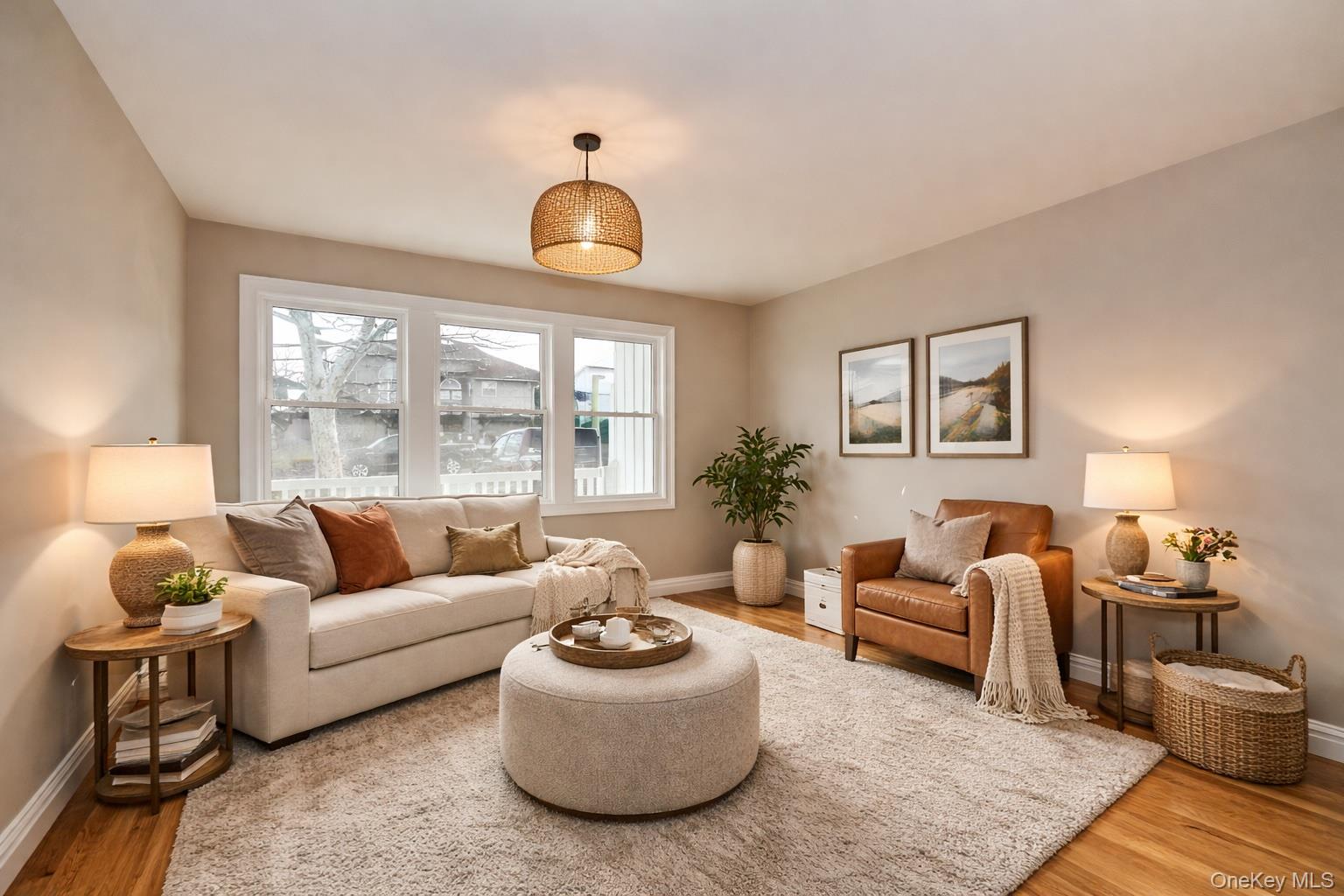 1903 George Court Merrick, NY 11566 - Photo 17 of 39 a living room with furniture and a large window