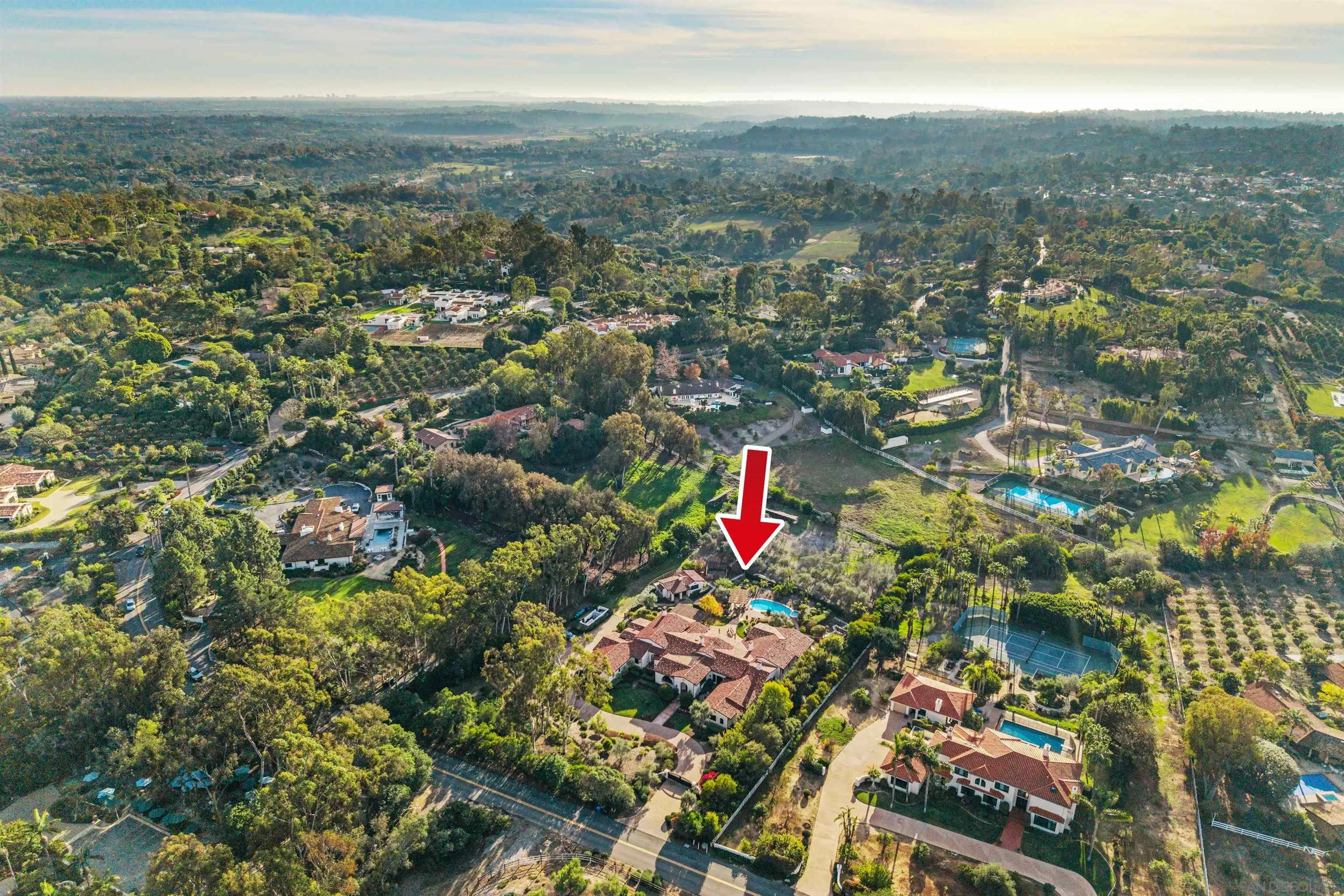 6870 La Valle Plateada Rancho Santa Fe, CA 92067 - Photo 37 of 37 a view of city and mountain
