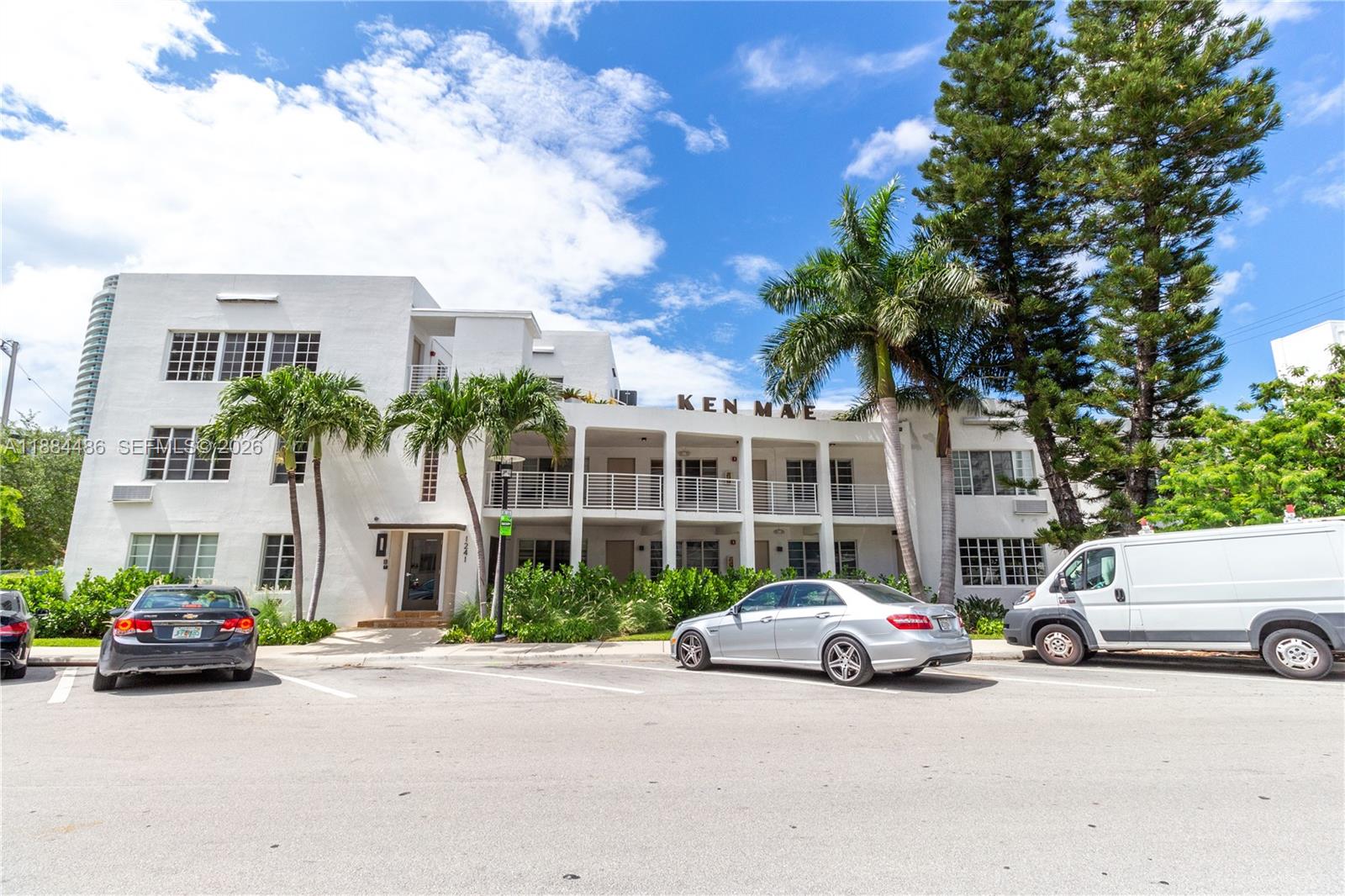1241 14th Street, Unit 9 Miami Beach, FL 33139 - Photo 2 of 19 a car parked in front of a house