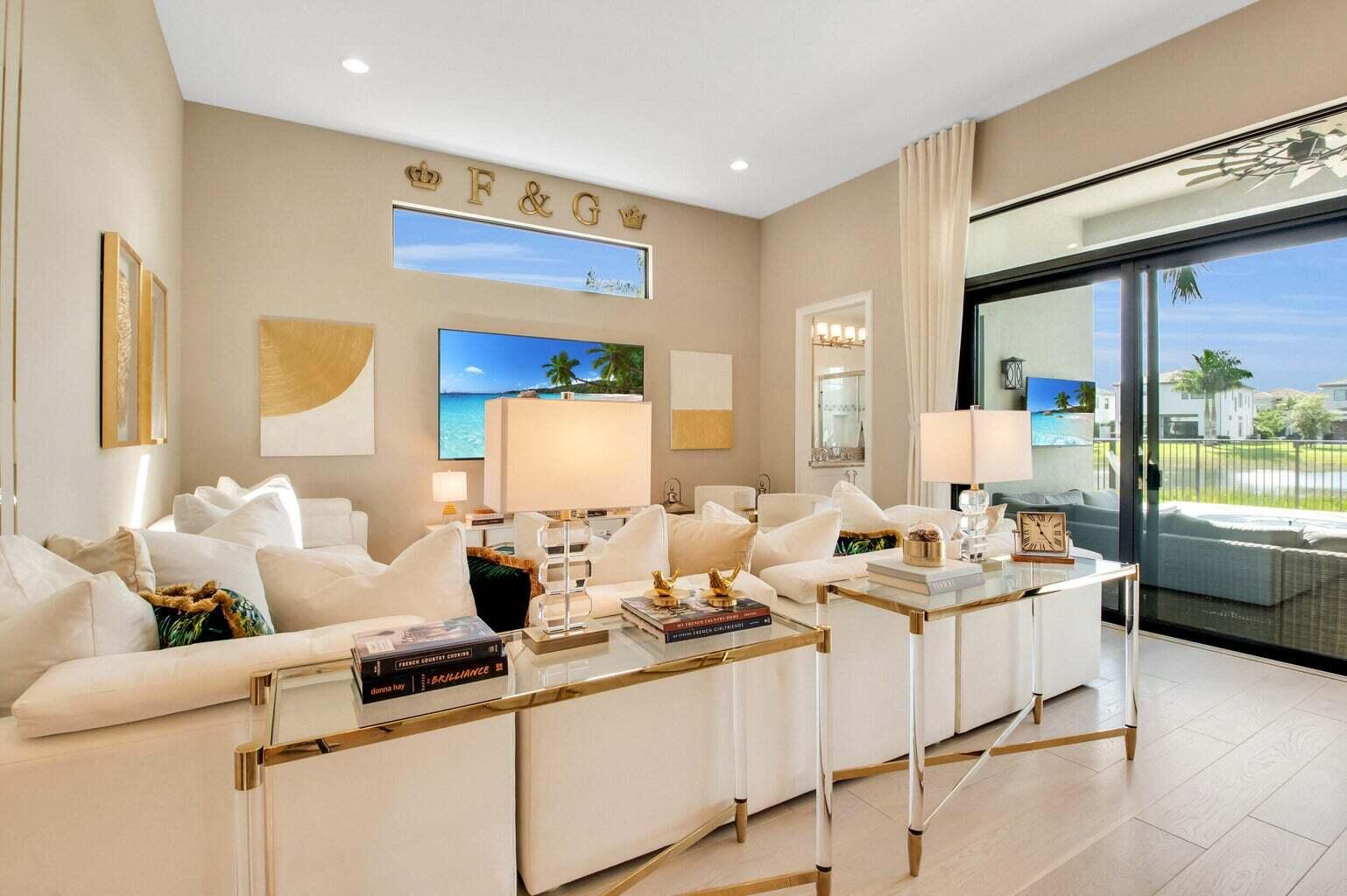 9016 Chauvet Way Boca Raton, FL 33496 - Photo 23 of 79 a living room with furniture and a large window