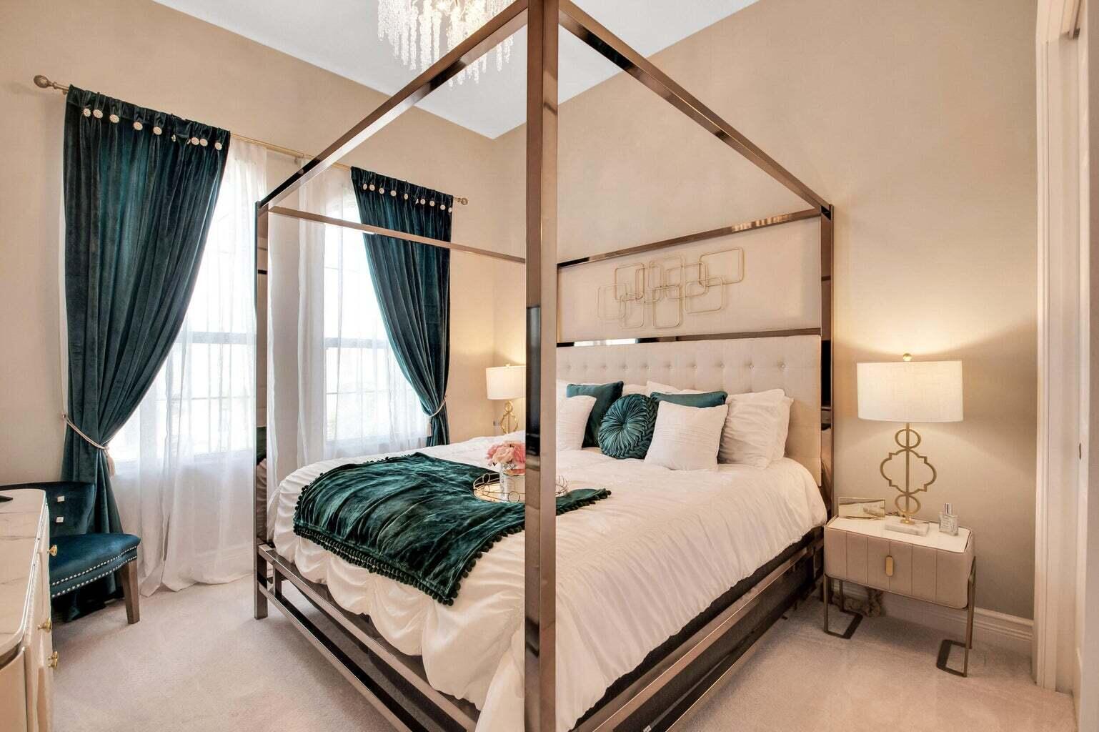 9016 Chauvet Way Boca Raton, FL 33496 - Photo 58 of 79 a bedroom with a bed window and a walk in closet