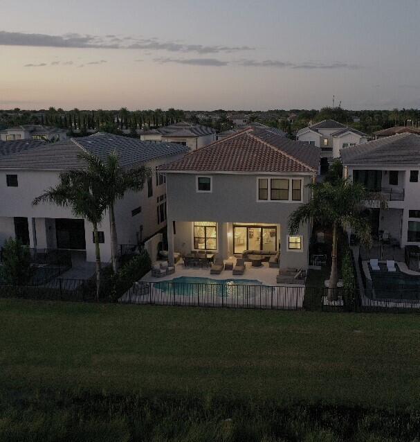 9016 Chauvet Way Boca Raton, FL 33496 - Photo 71 of 79 Evening Aerial