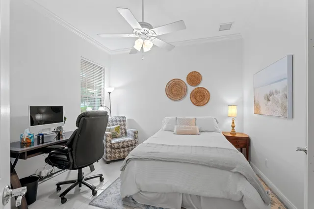 a view of backyard of a house