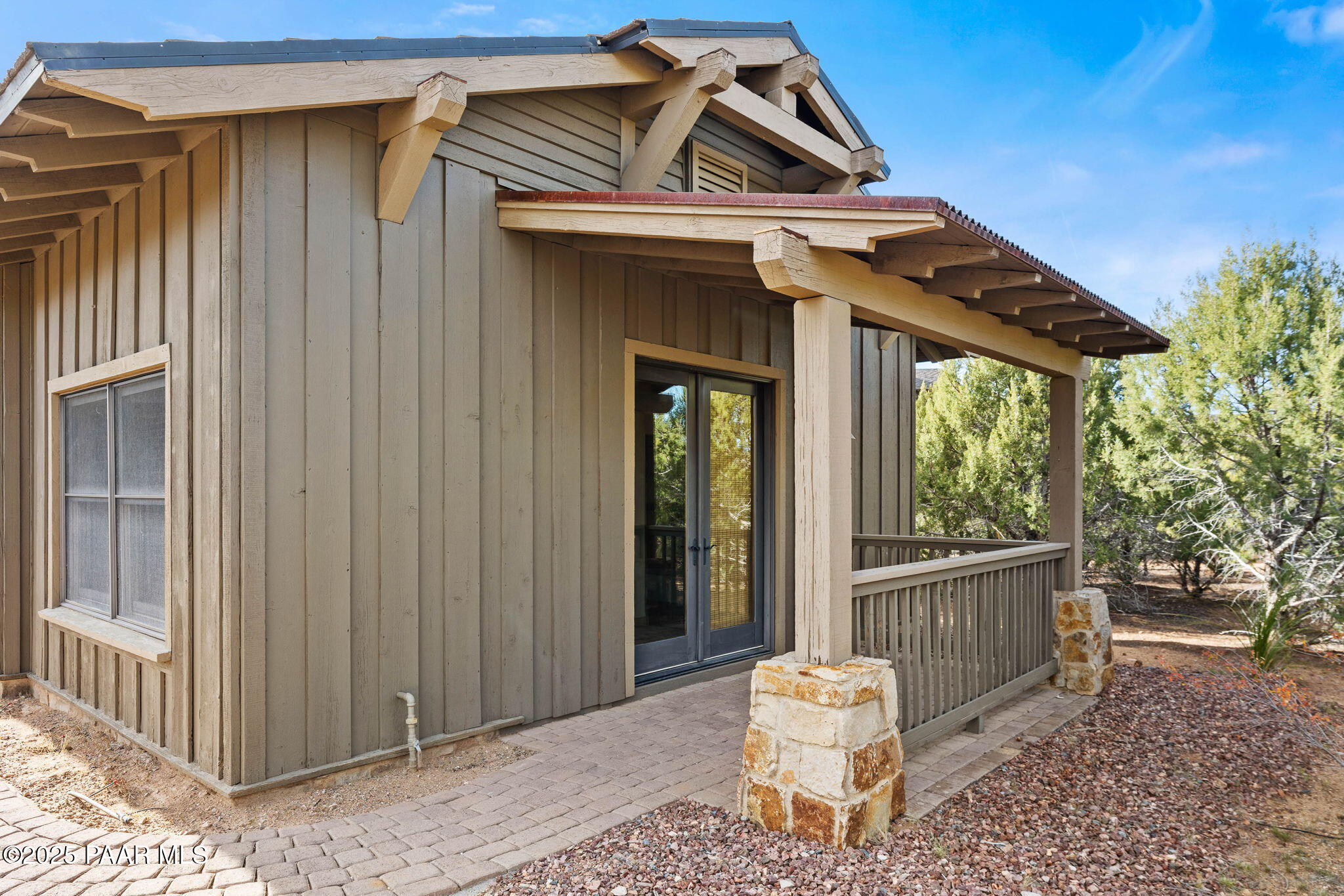 14850 Jay Morrish Drive Prescott, AZ 86305 - Photo 20 of 49 a front view of a house with a porch