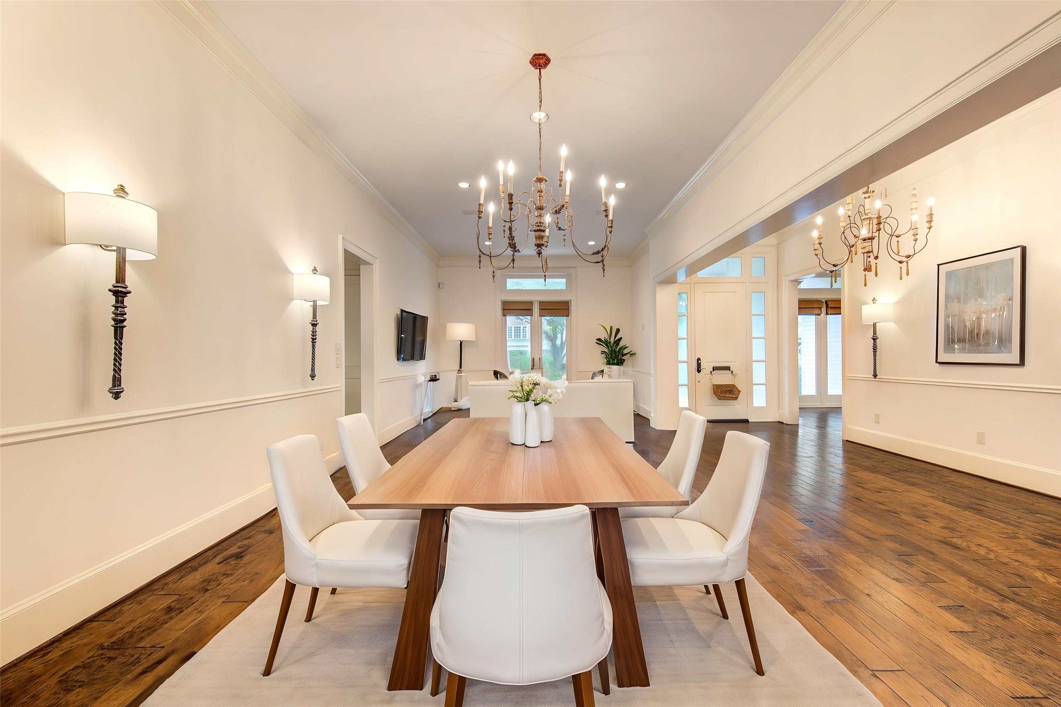 4615 Laurel Street Bellaire, TX 77401 - Photo 3 of 48 Virtually staged dining & living rooms