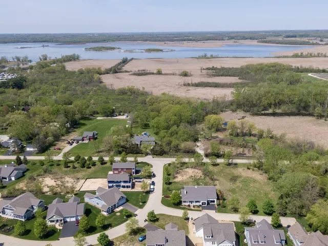 a view of lake and mountain