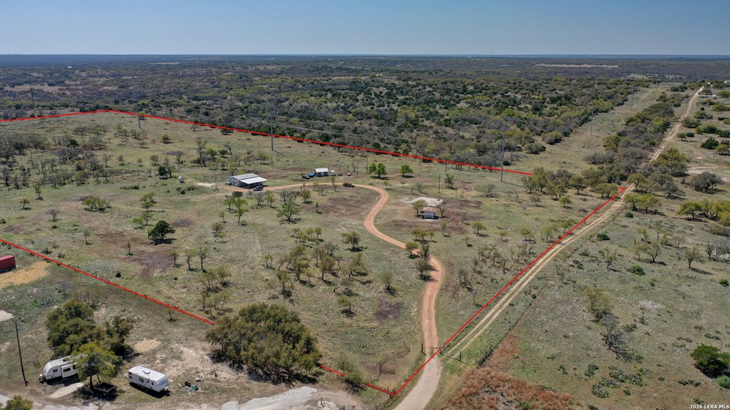 1443 Gina Road Harper, TX 78631 - Photo 38 of 49 an aerial view of house with a space