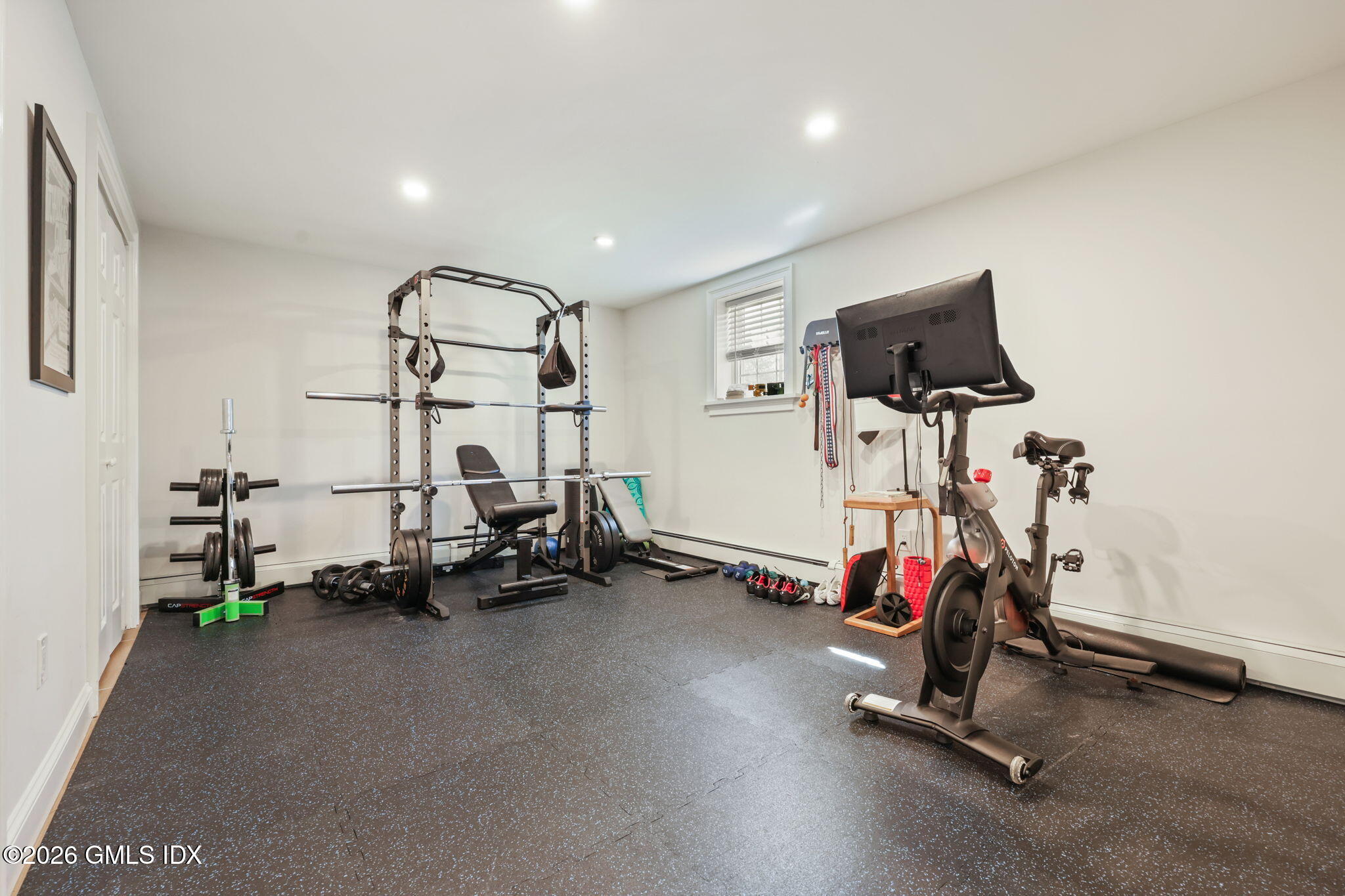 97 Davenport Ridge Lane Stamford, CT 06903 - Photo 28 of 31 a view of a room with gym equipment