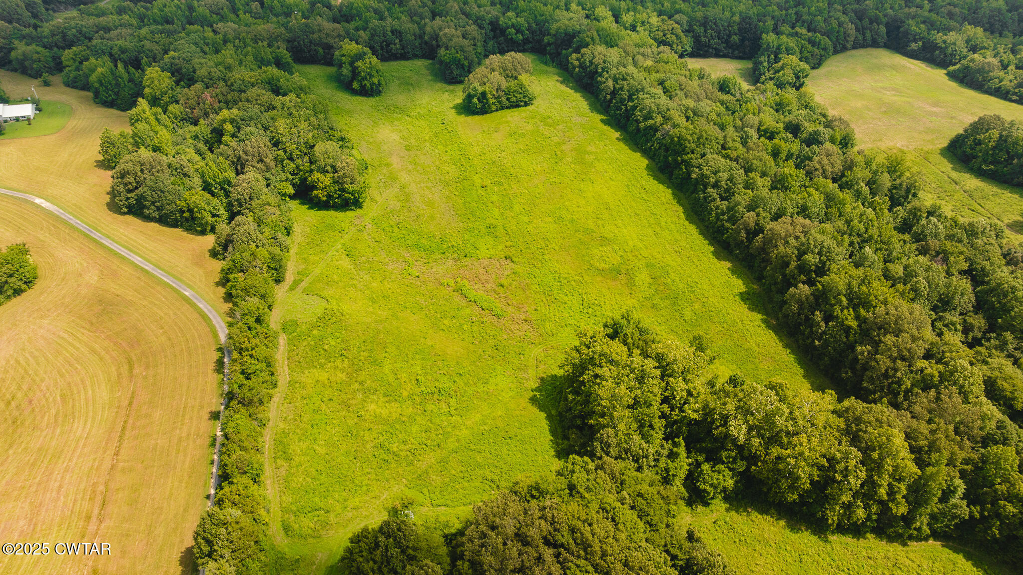 110 South J Hickerson Road Trenton, TN 38382 - Photo 3 of 42 a bathroom with a blue swimming pool and garden in the background