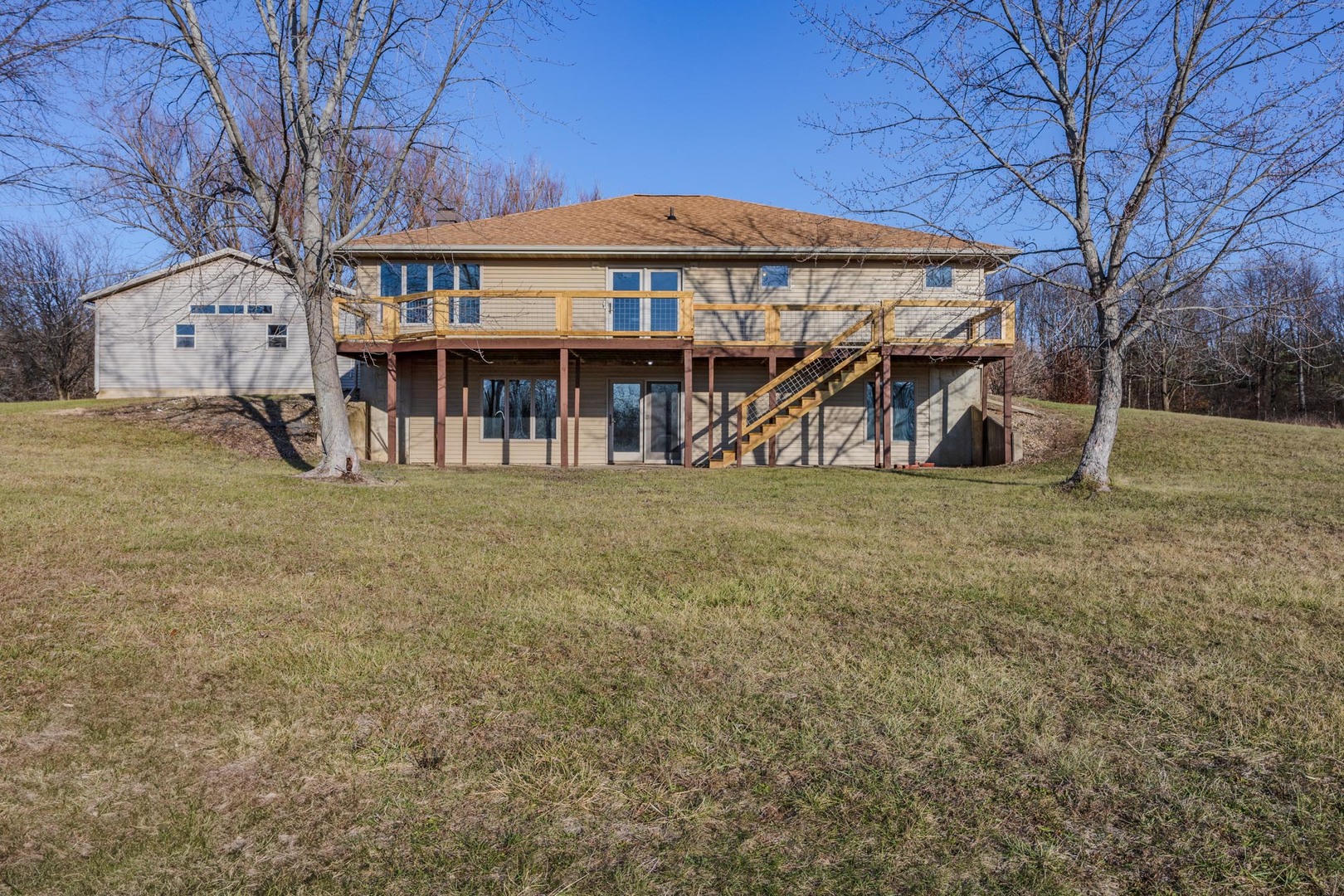 345 Evergreen Lake Road Carlock, IL 61725 - Photo 73 of 83 a view of a house with a yard