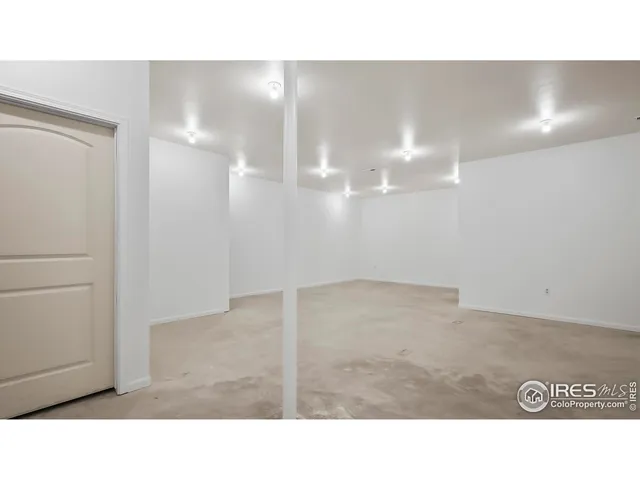 a open hall with a carpet