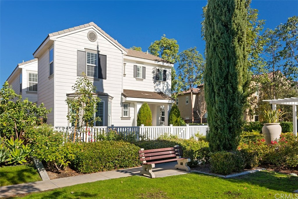 8 Goose Pond Road Ladera Ranch, CA 92694 - Photo 1 of 1 Cape Cod Colonial has custom wrap around siding. White picket fenced home located in the master planned community of Ladera Ranch.