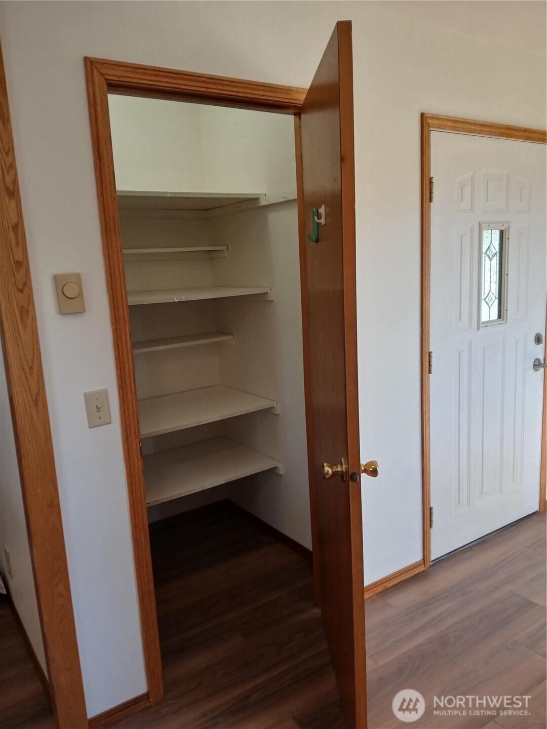 10 Spruce South Bend, WA 98586 - Photo 17 of 29 a view of walk in closet with empty racks