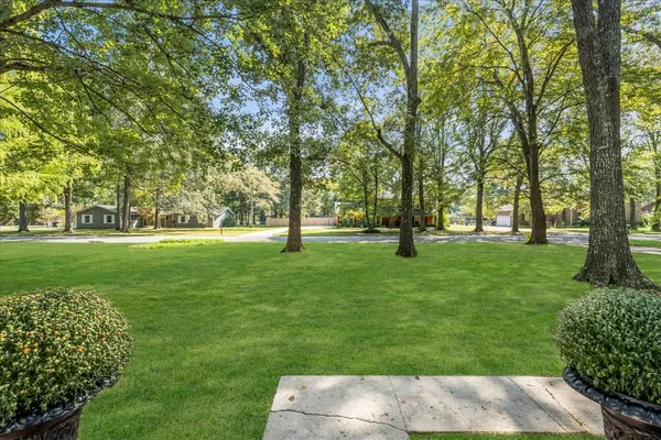 a park with lots of green space and trees
