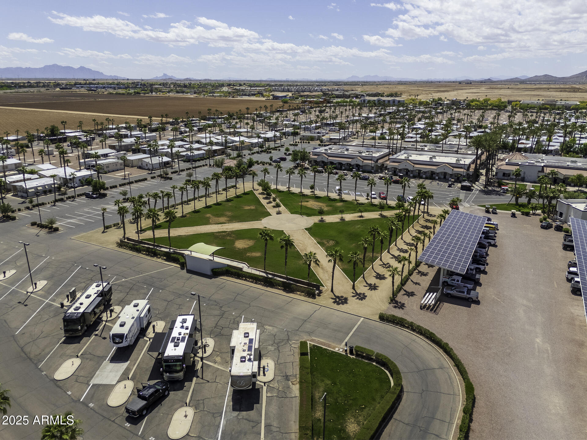 1110 North Henness Road, Unit 1351 Casa Grande, AZ 85122 - Photo 46 of 62 an aerial view of a house with outdoor space