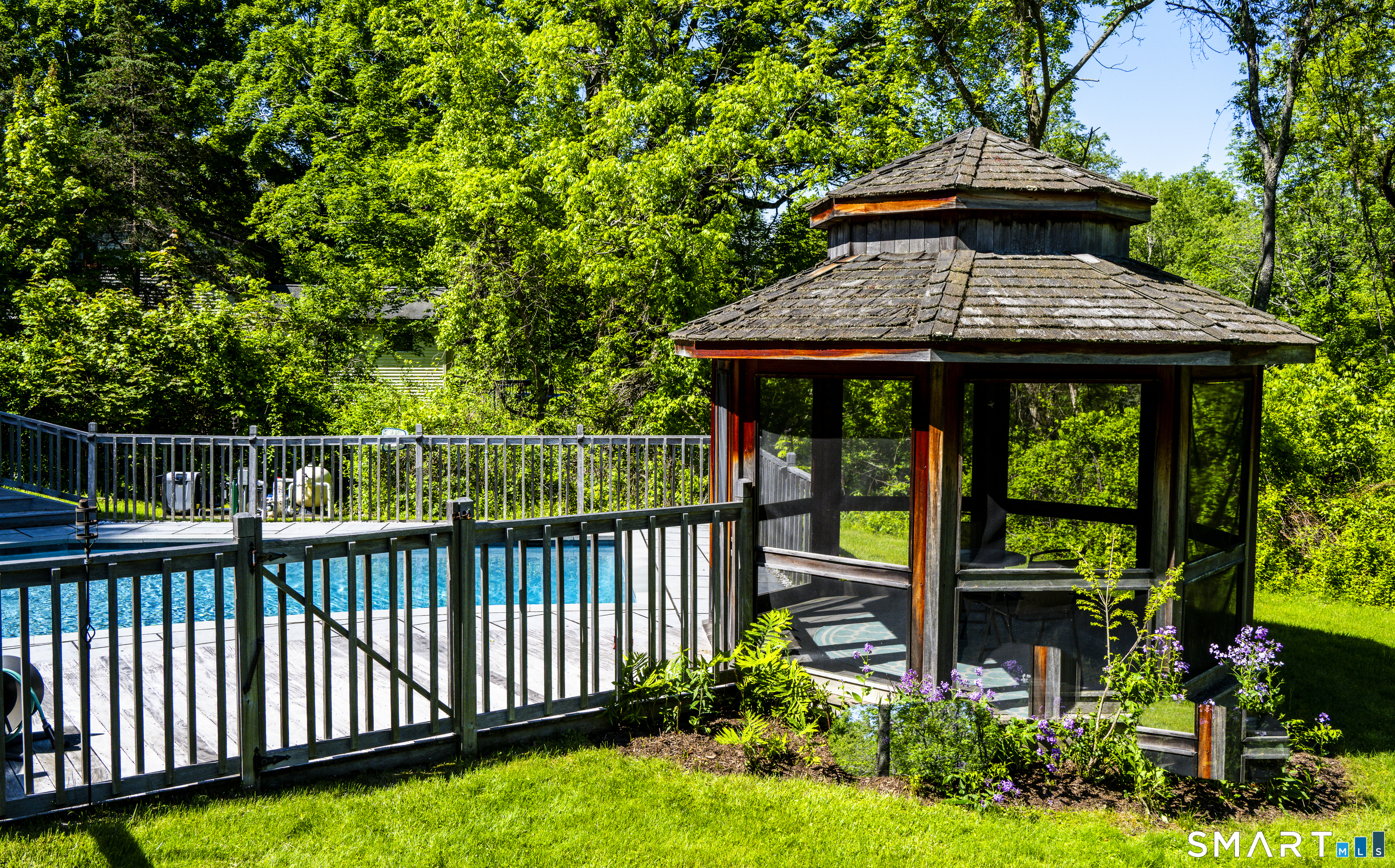 7 Chimney Rock Road Kent, CT 06757 - Photo 26 of 35 a view of a wooden roof deck