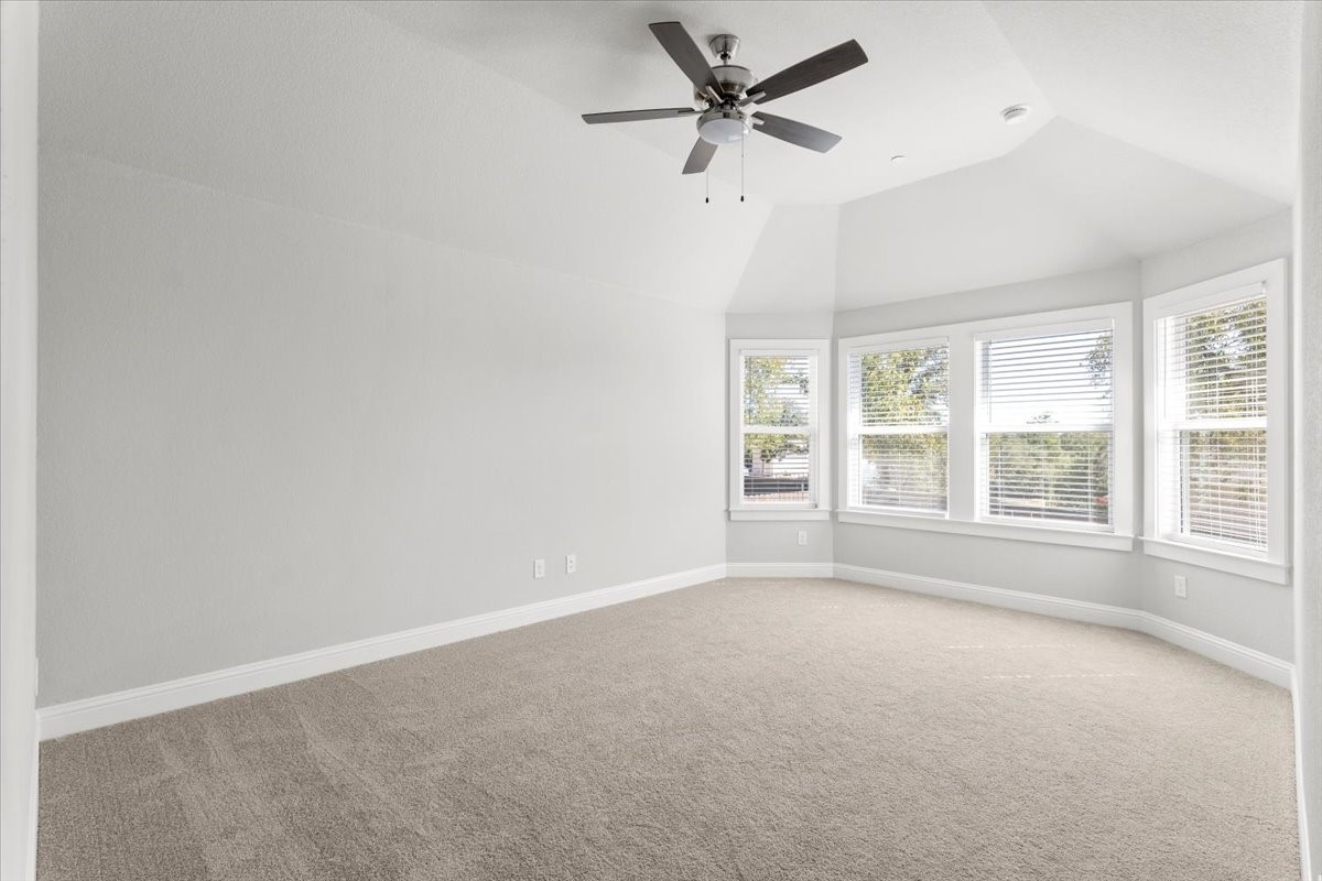 2605 Sam Bass Road, Unit 50 Round Rock, TX 78681 - Photo 15 of 30 Beautiful upgraded bay windows in the Primary bedroom. Perfect spot for your morning coffee!