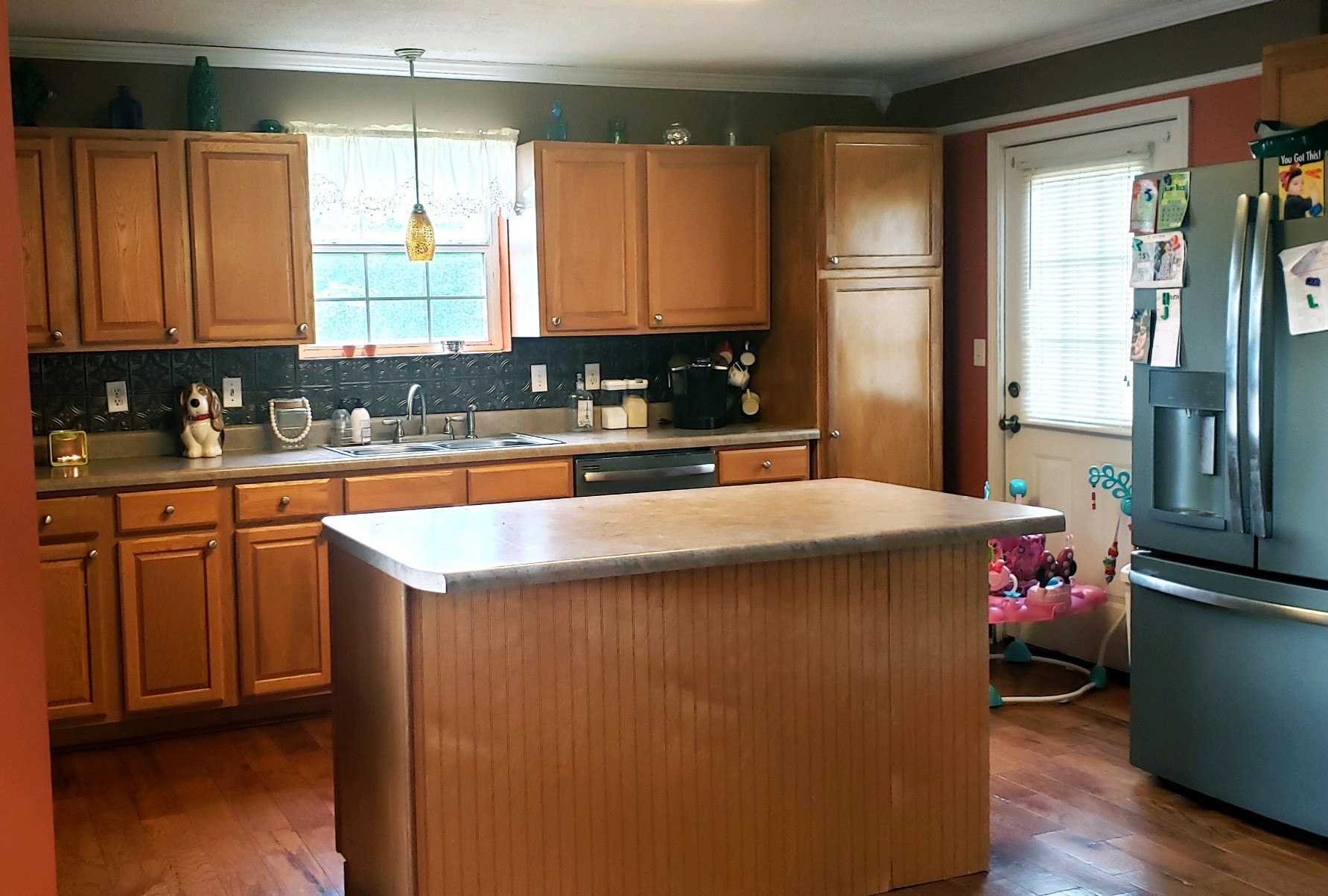 714 Days Road Lafayette, TN 37083 - Photo 9 of 19 a kitchen that has a sink and a wooden floor