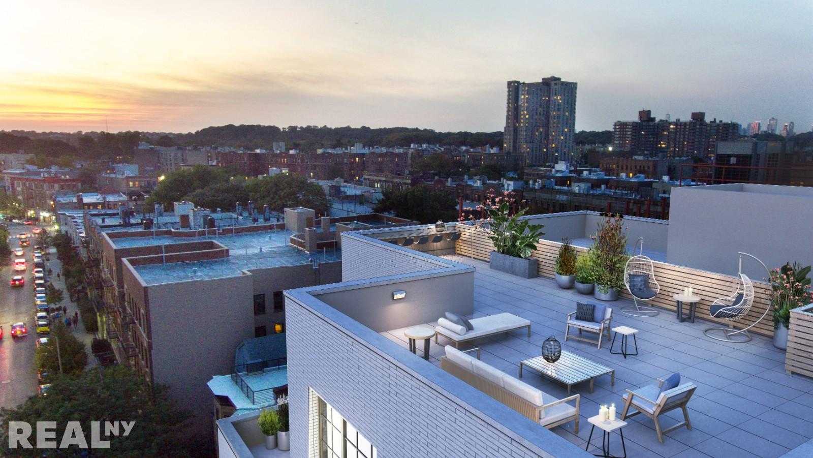 77 Clarkson Avenue, Unit 1D Brooklyn, NY 11226 - Photo 11 of 13 a terrace of a house with outdoor seating