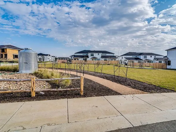 a view of a swimming pool with an outdoor space