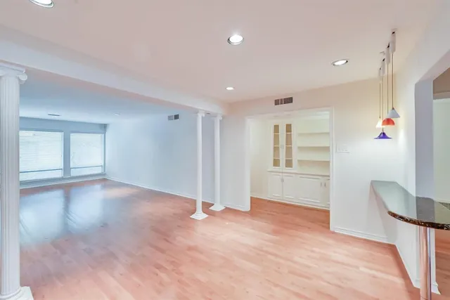 a view of empty room