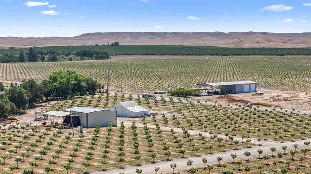 a view of a lake with a mountain