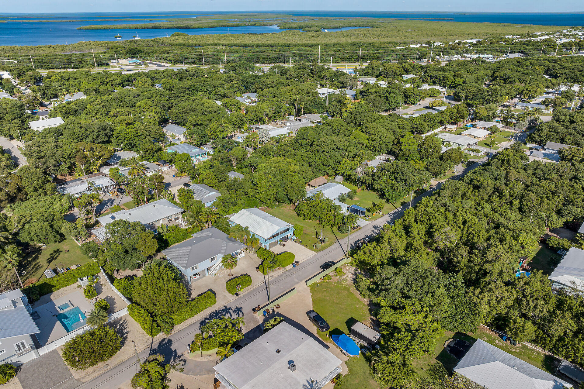993 Gibraltar Road Key Largo, FL 33037 - Photo 6 of 16 an aerial view of residential houses with outdoor space