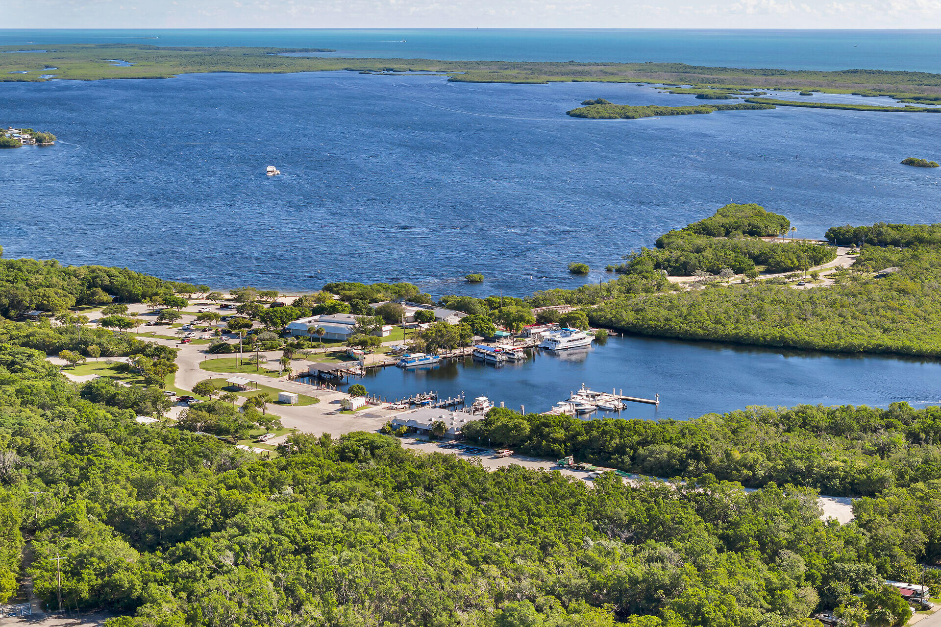 993 Gibraltar Road Key Largo, FL 33037 - Photo 10 of 14 an aerial view of a house with a yard