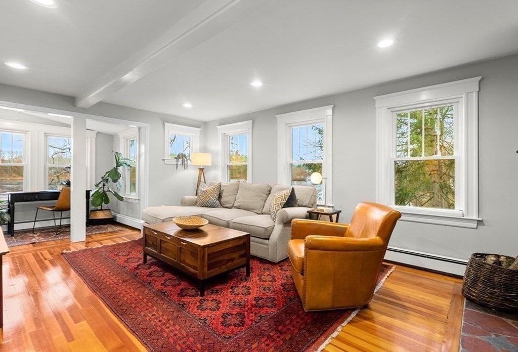 36 Shore Road Wellesley, MA 01760 - Photo 4 of 27 a living room with furniture and wooden floor