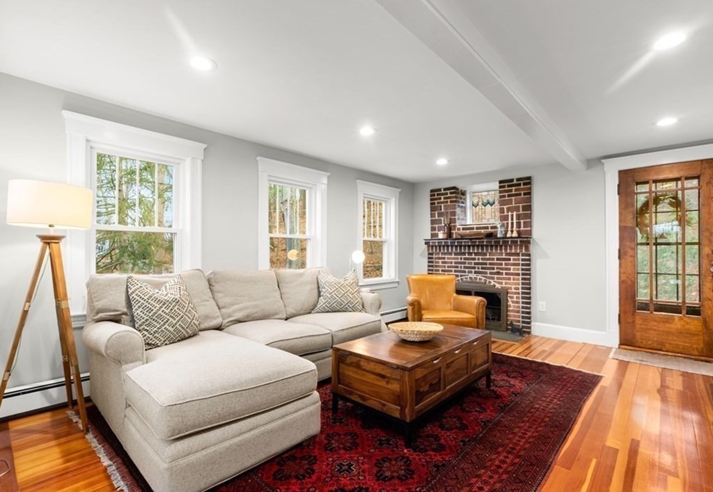 36 Shore Road Wellesley, MA 01760 - Photo 5 of 27 a living room with furniture and a wooden floor